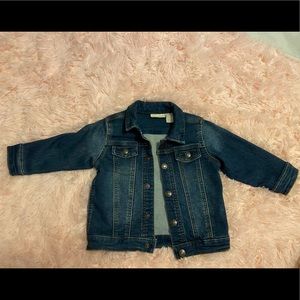 Dark jean stylish toddler jacket